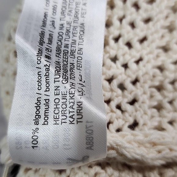 Zara crochet cropped top size M - Picture 8 of 9